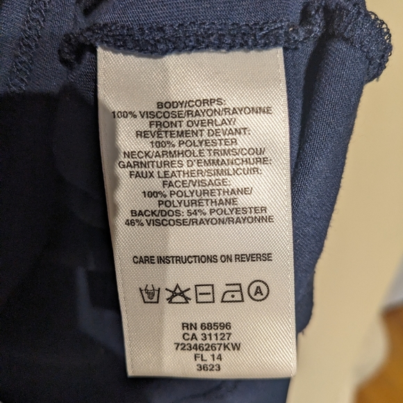 DKNY asymmetrical blouse - Picture 2 of 4